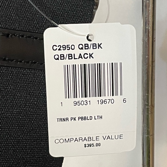 NWT Coach Turner Pack Black Sling backpack bag - Picture 9 of 13